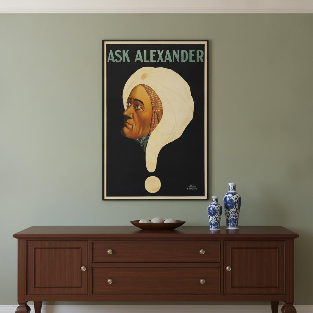 Vintage Alexander Vintage Magic Unframed Print Wall Art - Home Decor