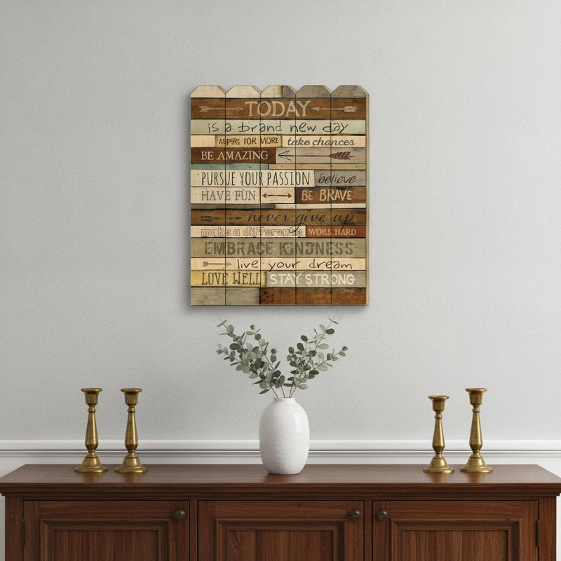 Today is a Brand New Day Unframed Print Wall Art - Home Decor