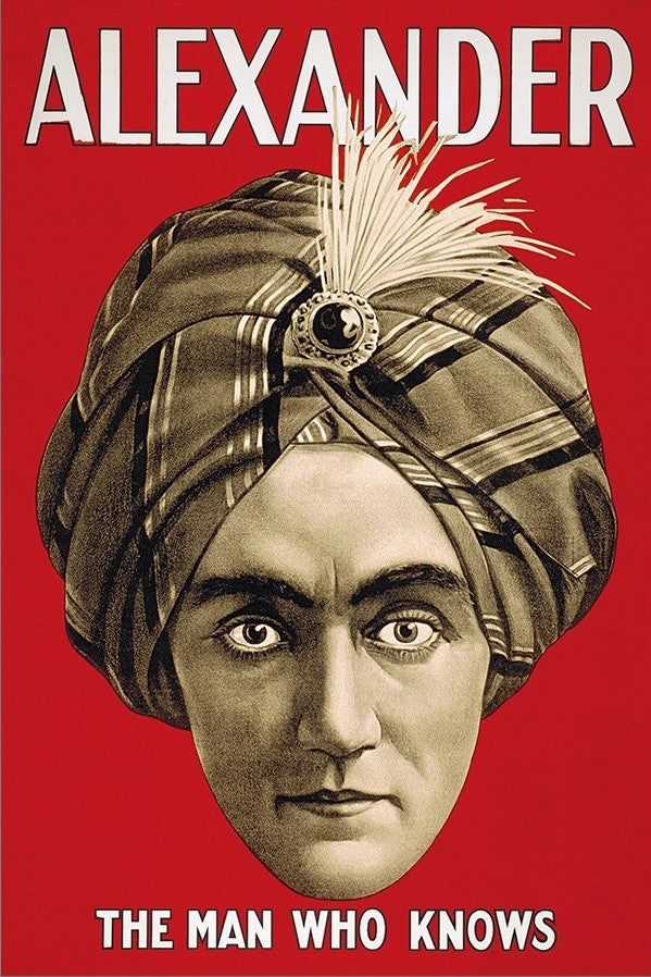 12" X 18" Vintage C1920S Magic Poster Wall Art - Home Decor