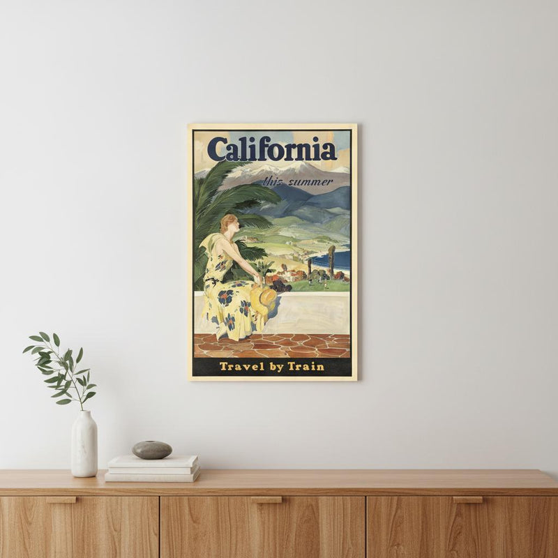 Washington Dc Vintage Travel Unframed Print Wall Art - Home Decor