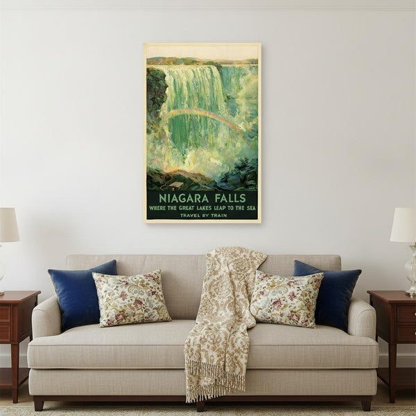24" X 36" Niagra Falls New York C1920S Vintage Travel Poster Wall Art - Home Decor