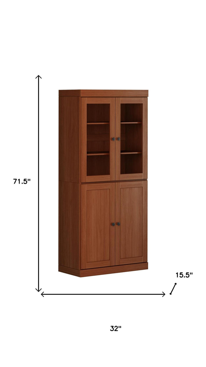 Pantry storage cabinet dimensions: 71.5" high, 15.5" wide, 32" deep