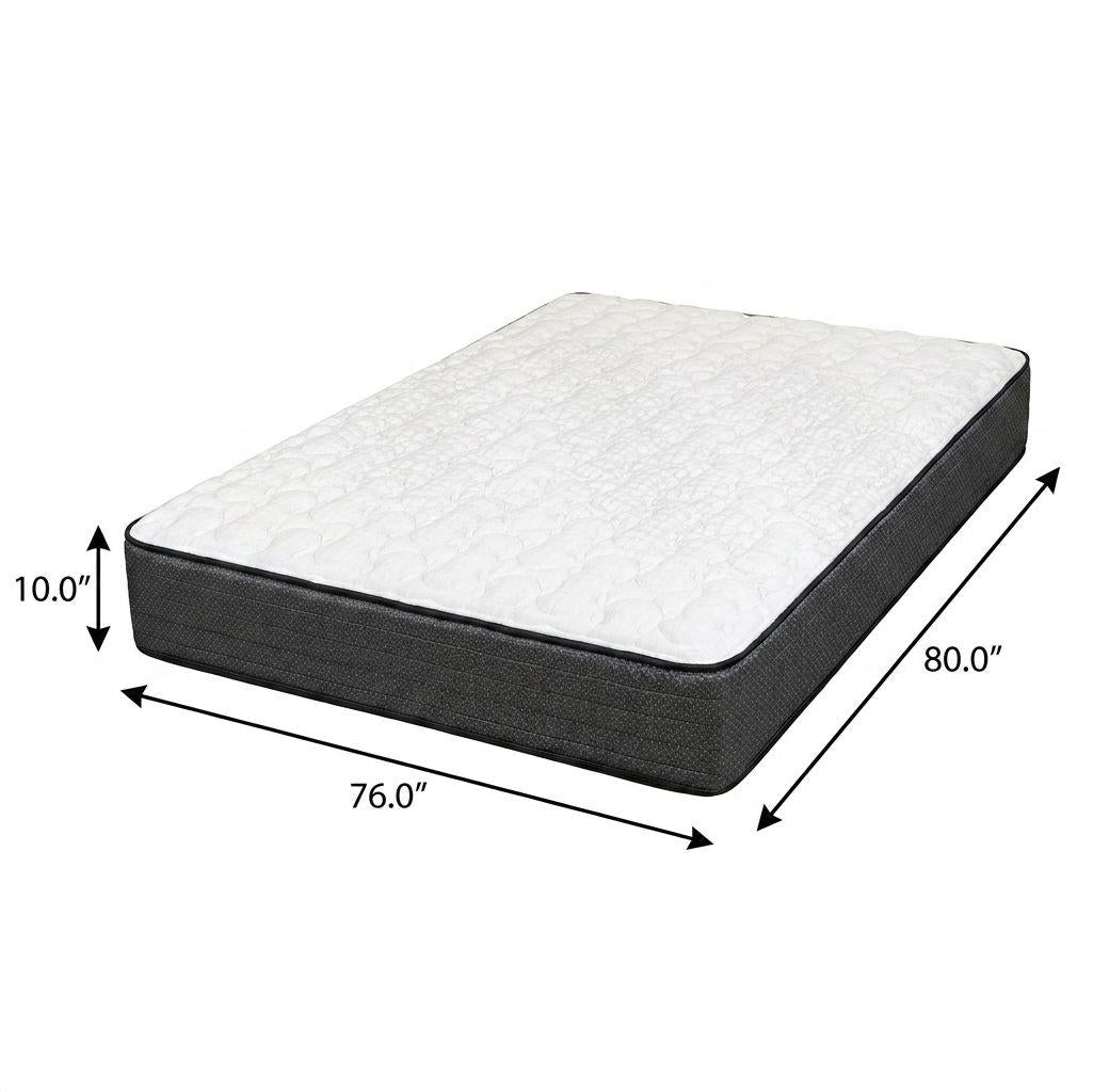 10" King Foam Firm Hybrid Mattress - Bed & Bath