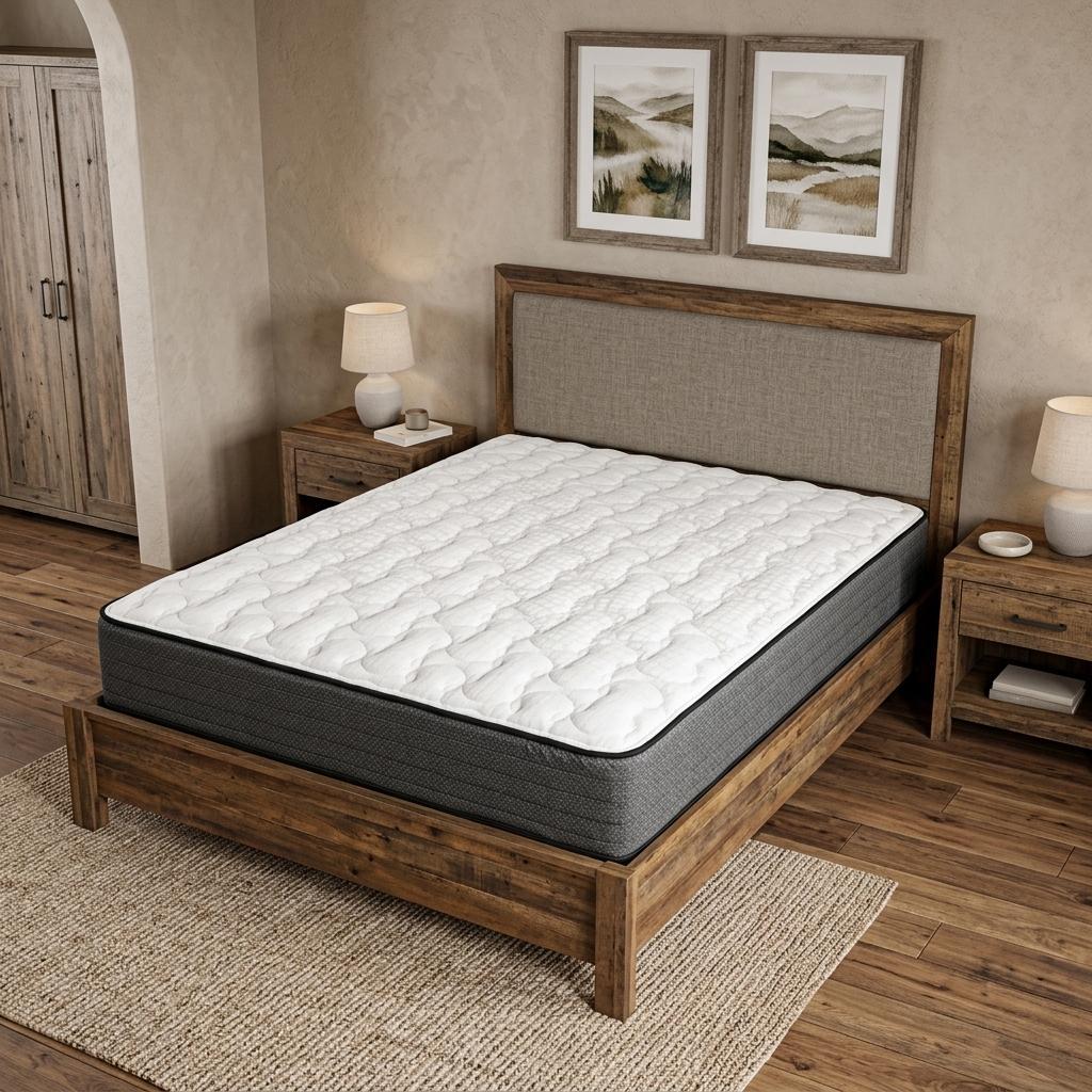 10" Queen Foam Firm Hybrid Mattress - Bed & Bath