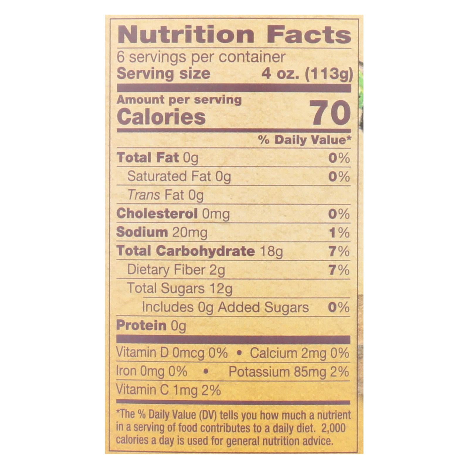 North Coast Organic Honeycrisp Apple Sauce  - Case Of 6 - 24 Oz - Home & Garden