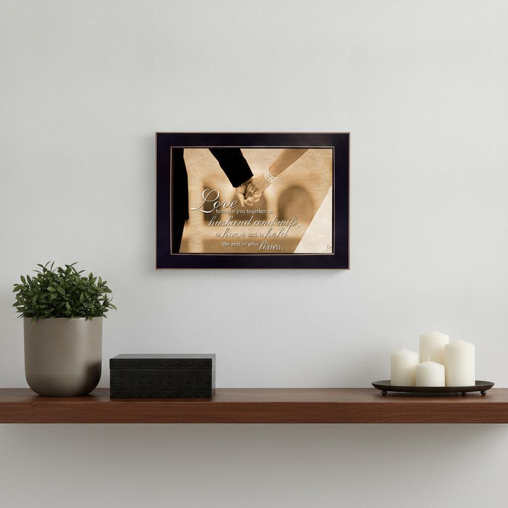 To Have and To Hold 1 Black Framed Print Wall Art - Home Decor