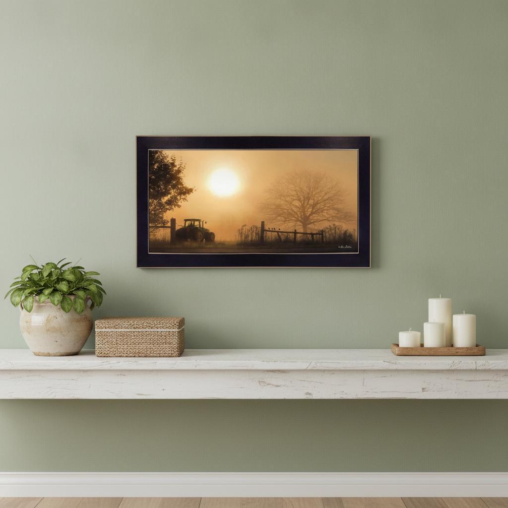 Start Your Engines 1 Black Framed Print Wall Art - Home Decor