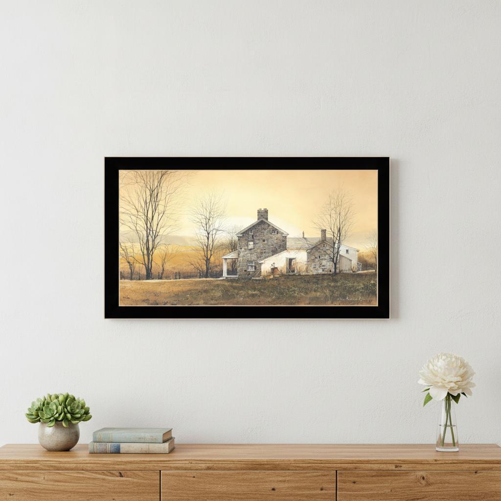Rising Early 2 Black Framed Print Wall Art - Home Decor