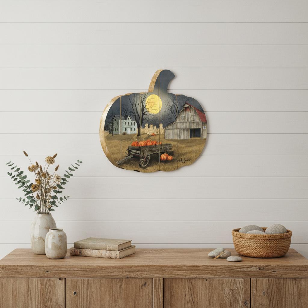 Harvest Moon 3 Unframed Print Kitchen Wall Art - Home Decor