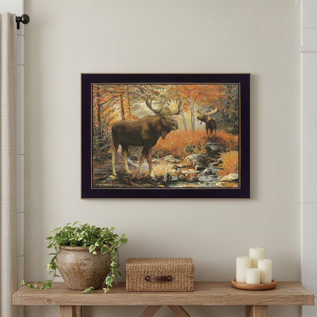 Call of the Wild 1 Black Framed Print Wall Art - Home Decor