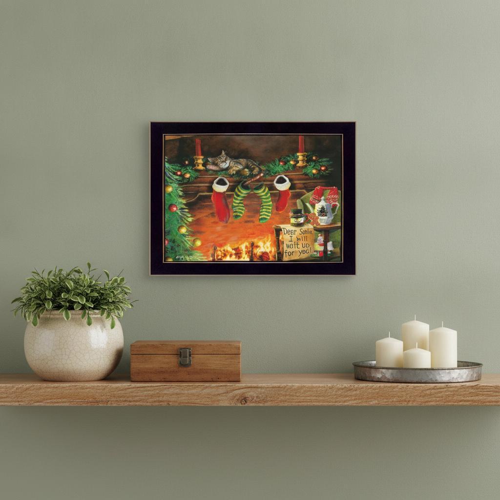 I Will Wait Up 1 Black Framed Print Wall Art - Home Decor