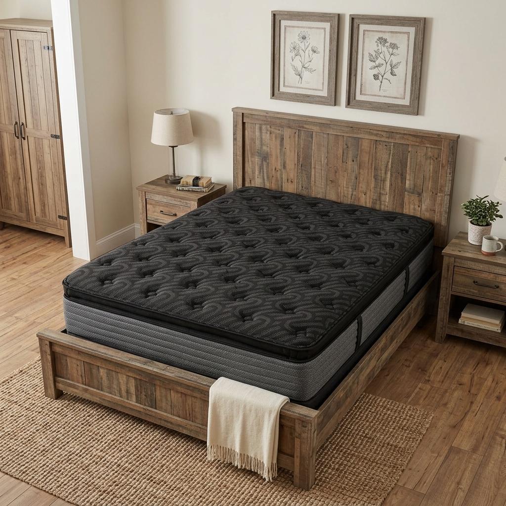 15" Copper Infused Split California King Gel Memory Foam Ultra plush Hybrid Mattress - Bed & Bath