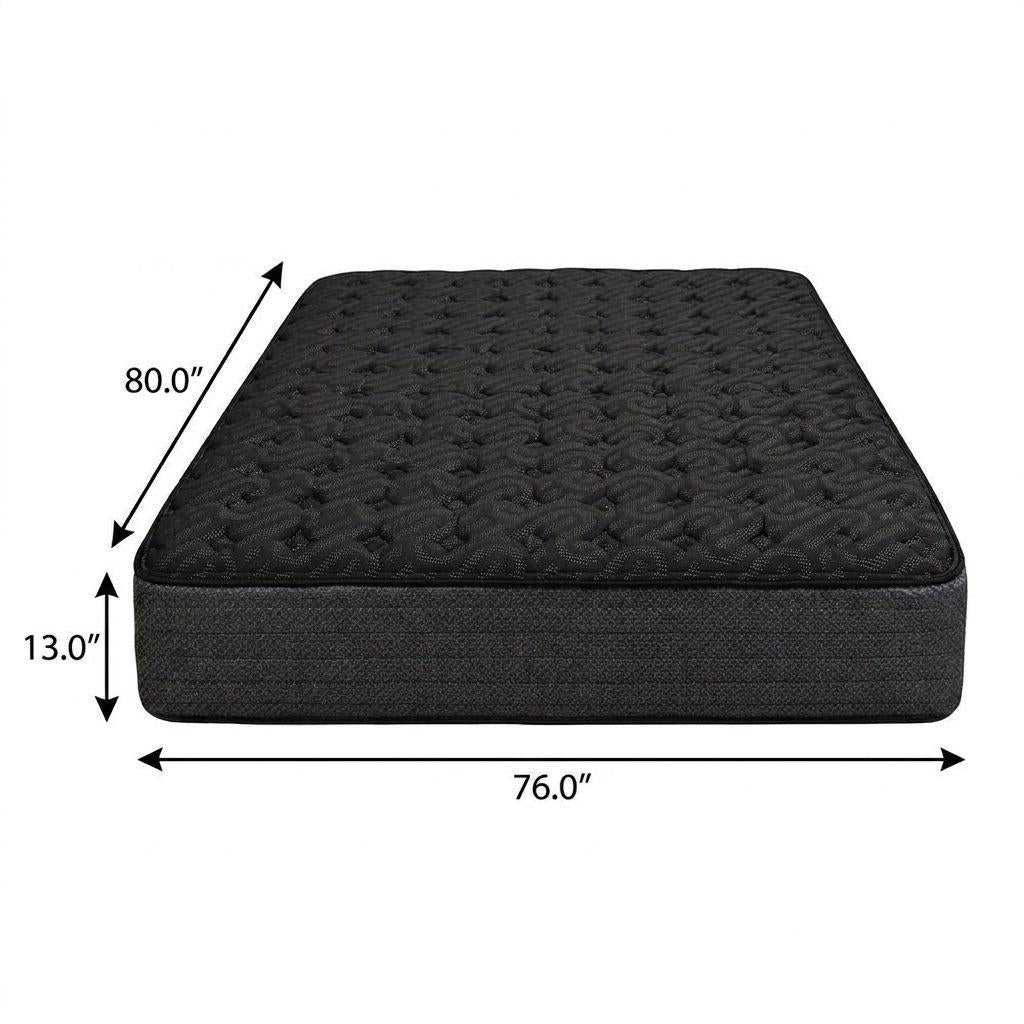 13" Copper Infused King Gel Memory Foam Medium Hybrid Mattress - Bed & Bath