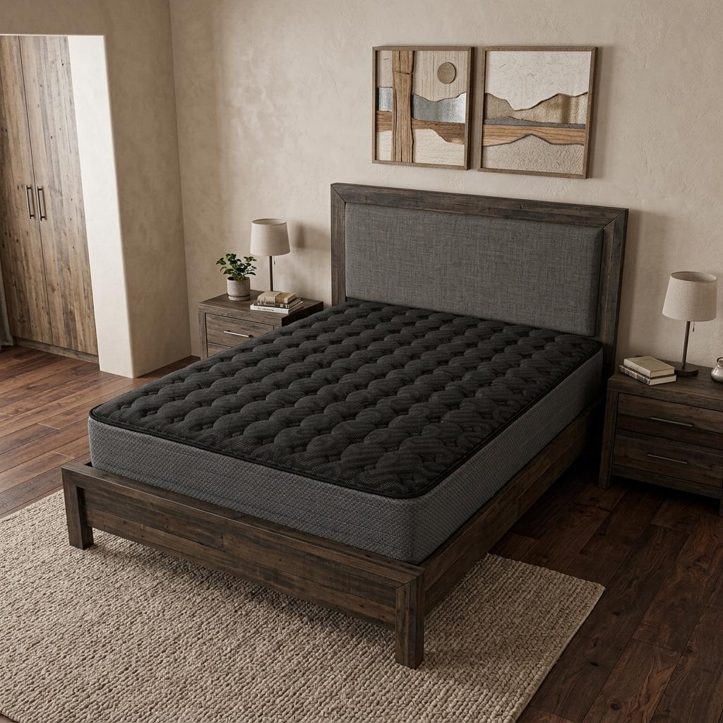 13" Copper Infused King Gel Memory Foam Medium Hybrid Mattress - Bed & Bath