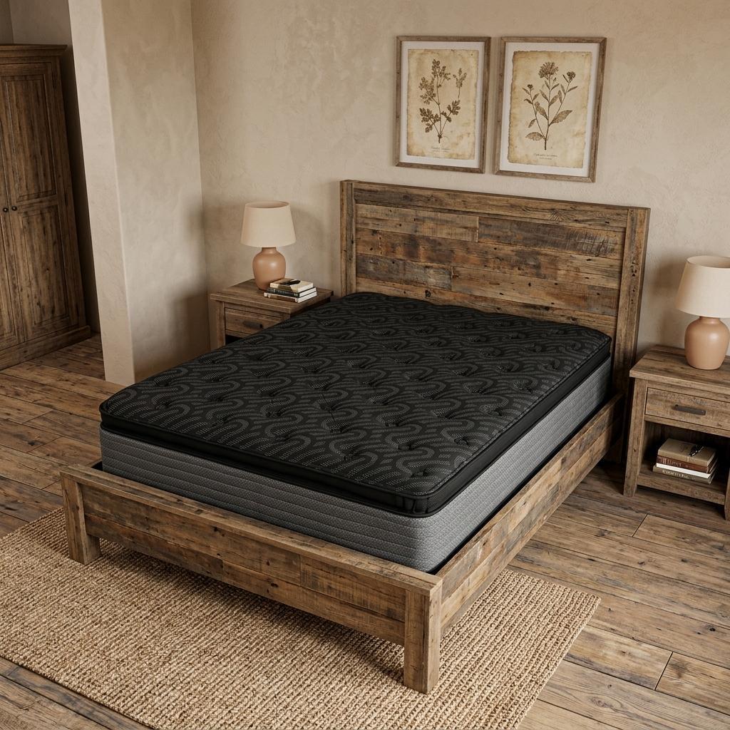 15" Copper Infused Full Double Gel Memory Foam Ultra plush Hybrid Mattress - Bed & Bath