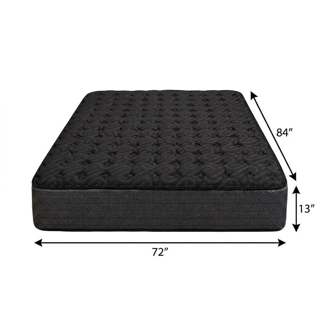 13" Copper Infused California King Gel Memory Foam Medium Hybrid Mattress - Bed & Bath