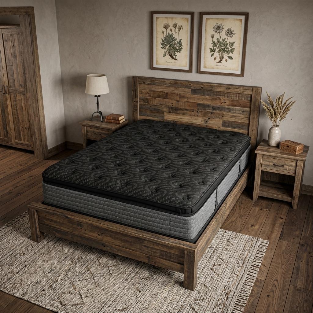 15" Copper Infused Queen Gel Memory Foam Ultra plush Hybrid Mattress - Bed & Bath