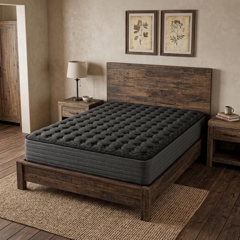 13" Copper Infused Queen Gel Memory Foam Medium Hybrid Mattress - Bed & Bath