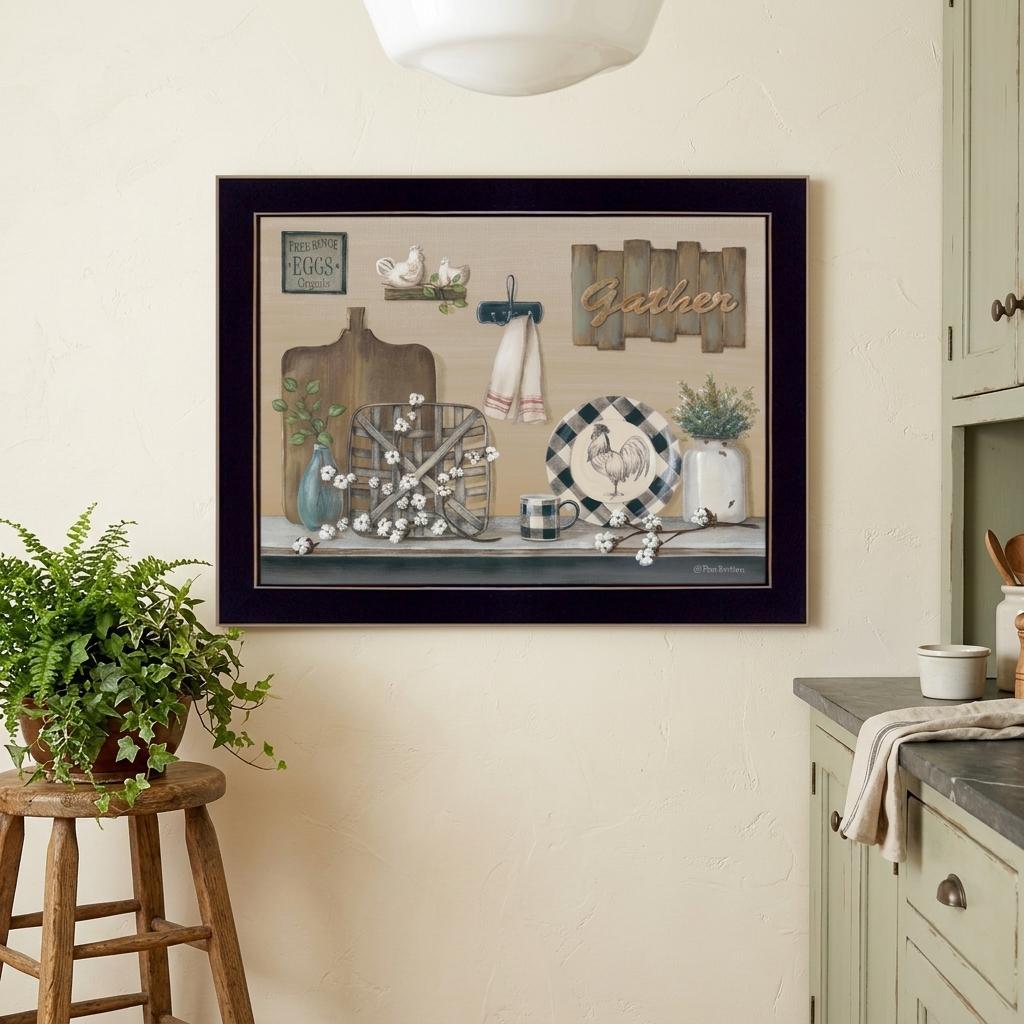 Farmhouse Kitchen Black Framed Print Kitchen Wall Art - Home Decor