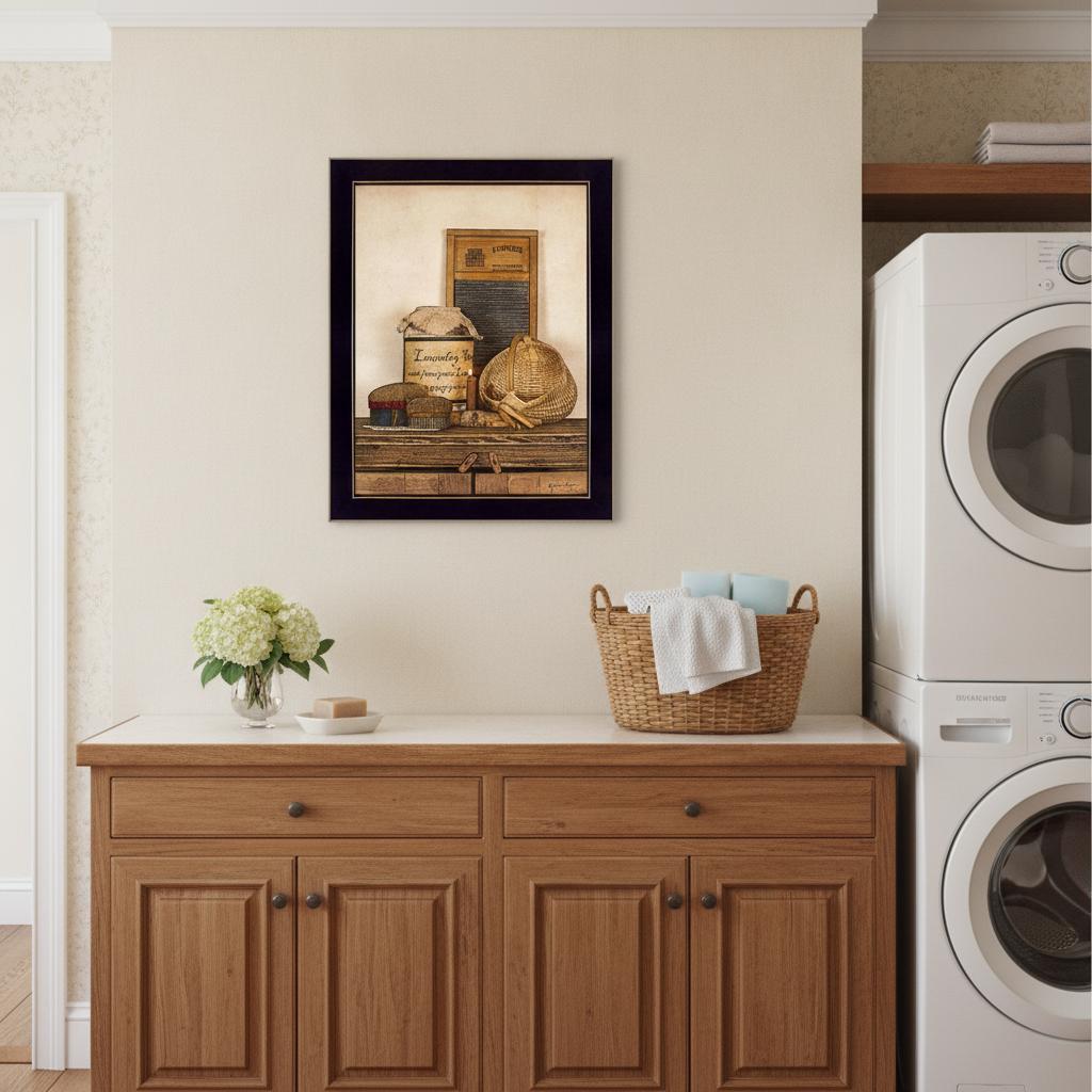 Laundry Soap 3 Black Framed Print Bathroom Wall Art - Home Decor