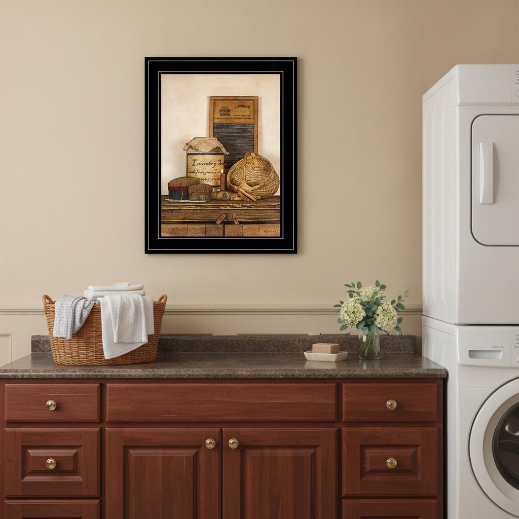 Laundry Soap 2 Black Framed Print Bathroom Wall Art - Home Decor