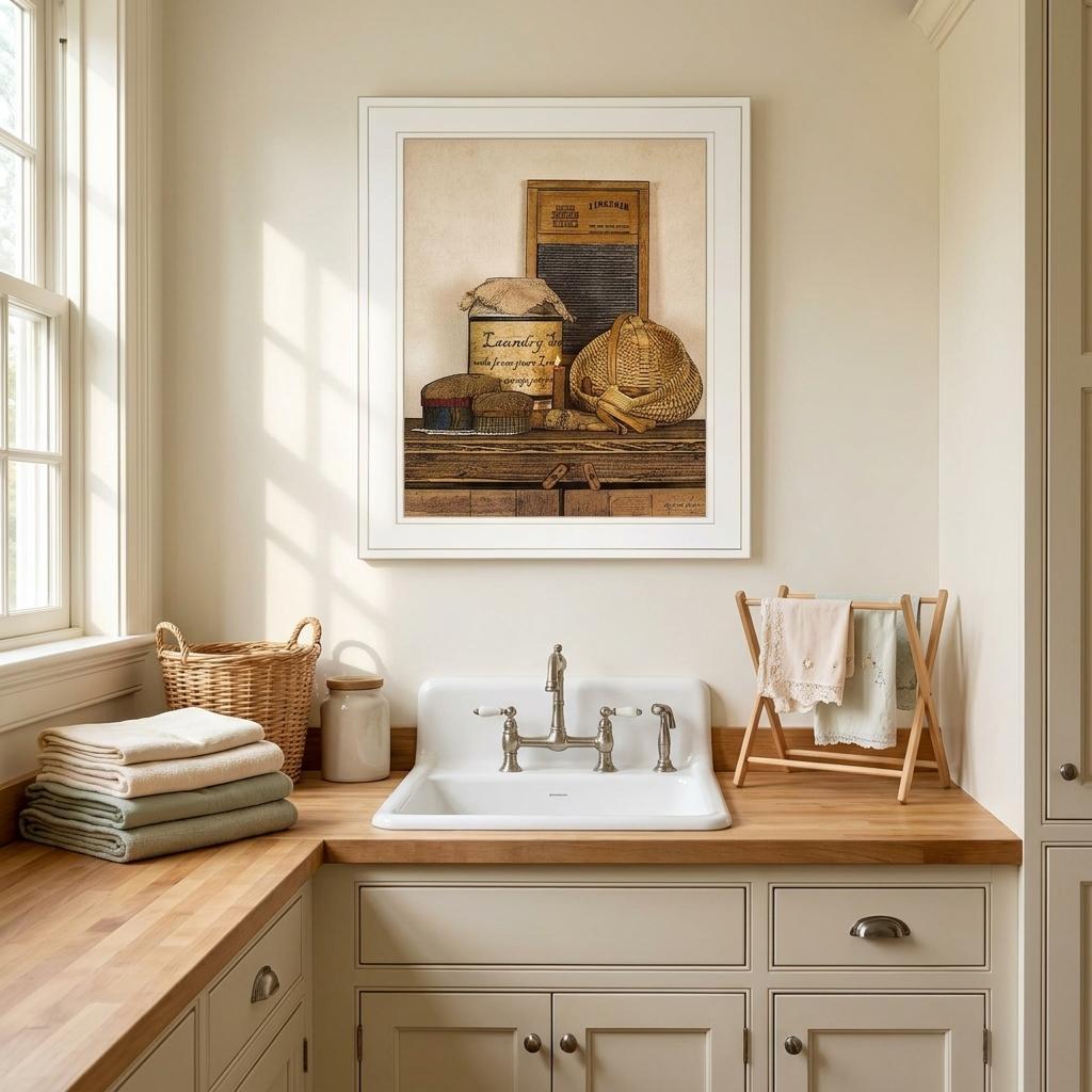 Laundry Soap 1 White Framed Print Bathroom Wall Art - Home Decor