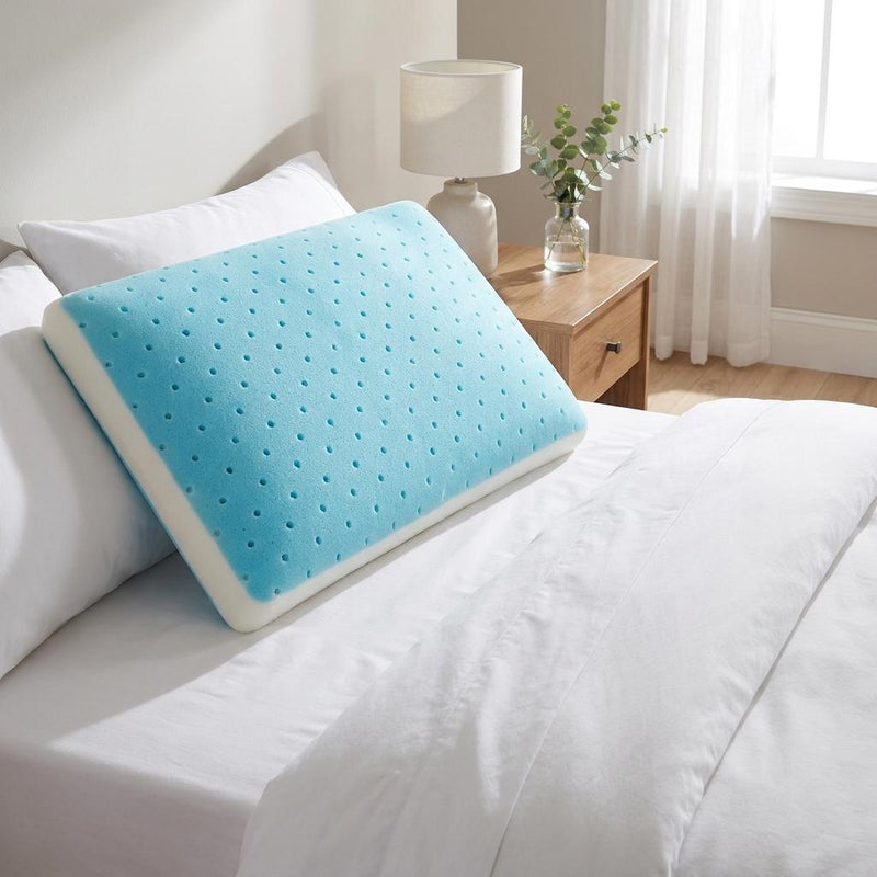 Cooling Gel Memory Foam Queen Size Bed Pillow - Bed & Bath