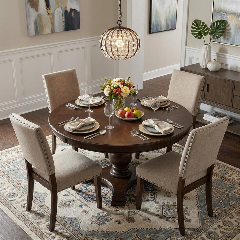 Brown Crystal Dimmable Ceiling Light With Brown Shades - Lighting
