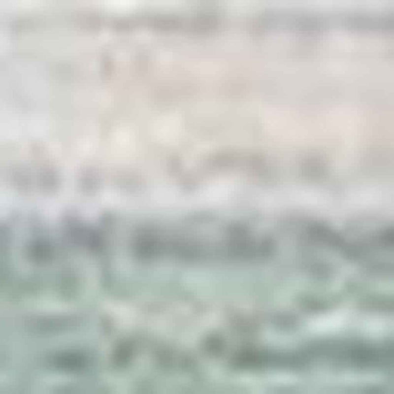 8' X 10' Linen And Pale Aqua Striped Washable Indoor Outdoor Area Rug