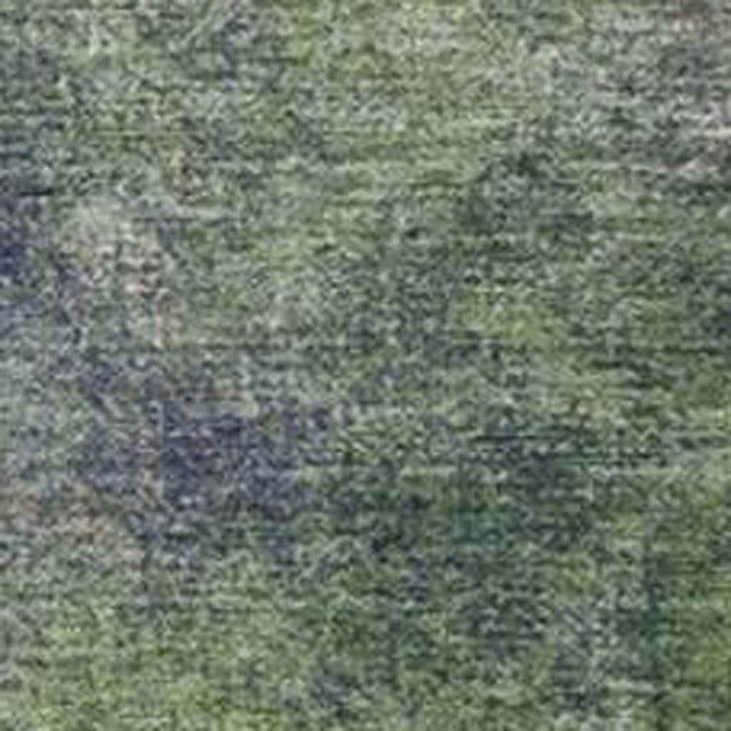 8' X 10' Fern Green And Copper Abstract Washable Indoor Outdoor Area Rug