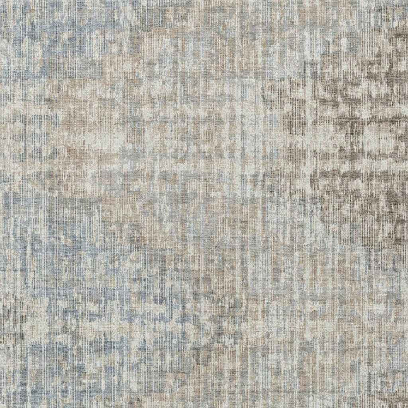5' X 8' Beige And Gray Geometric Washable Indoor Outdoor Area Rug
