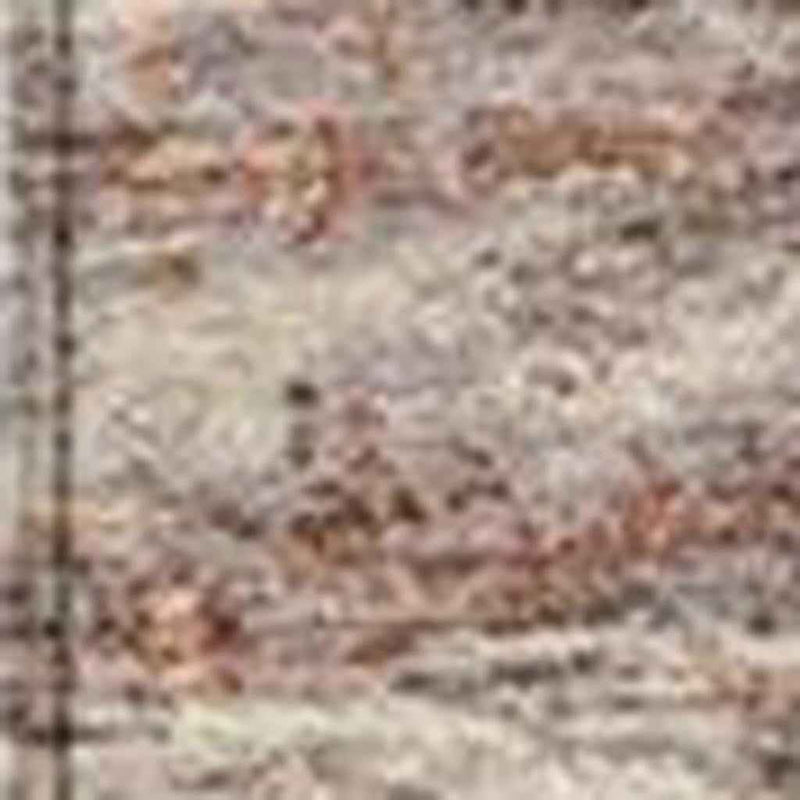 5' X 8' Terra Cotta And Beige Abstract Washable Indoor Outdoor Area Rug