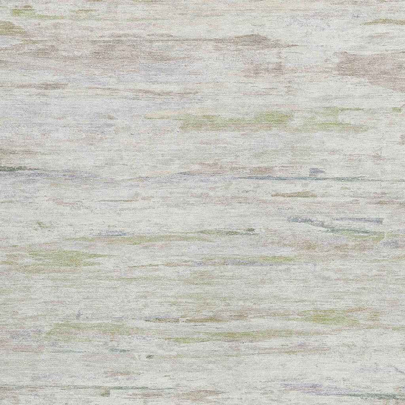 5' X 8' Ivory And Beige Abstract Washable Indoor Outdoor Area Rug