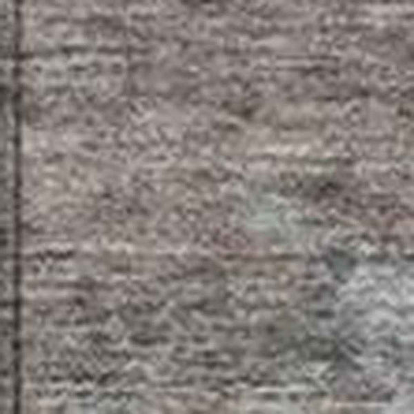 9' X 12' Brown And Ivory Abstract Washable Indoor Outdoor Area Rug