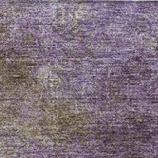 3' X 5' Purple And Olive Green Abstract Washable Indoor Outdoor Area Rug