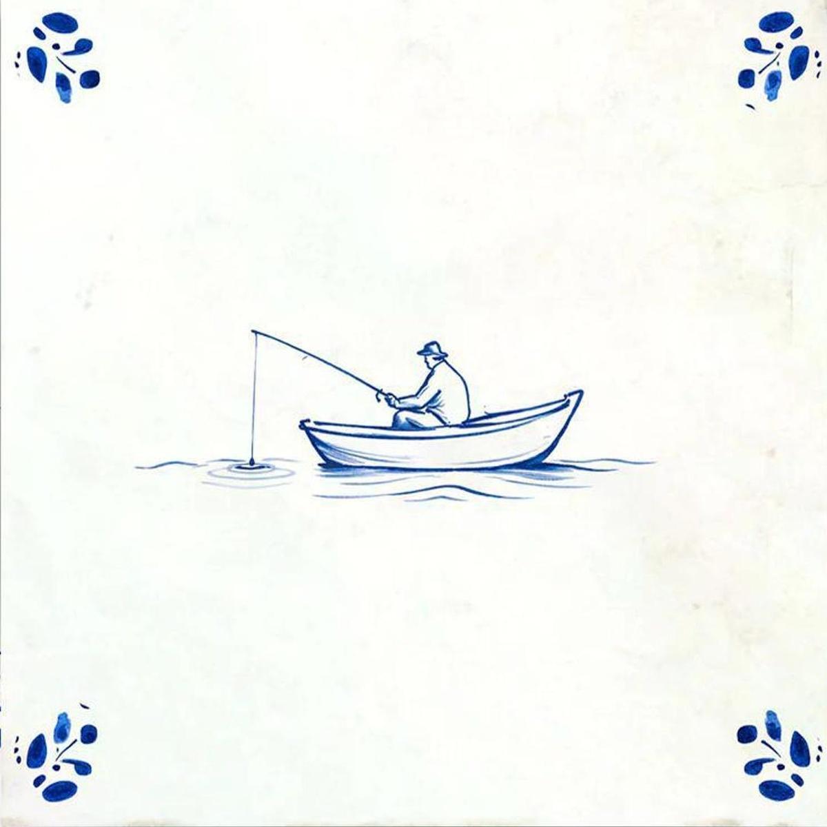 4" x 4" Blue Vinyl Arabesque Peel And Stick Removable Tiles - Home & Garden