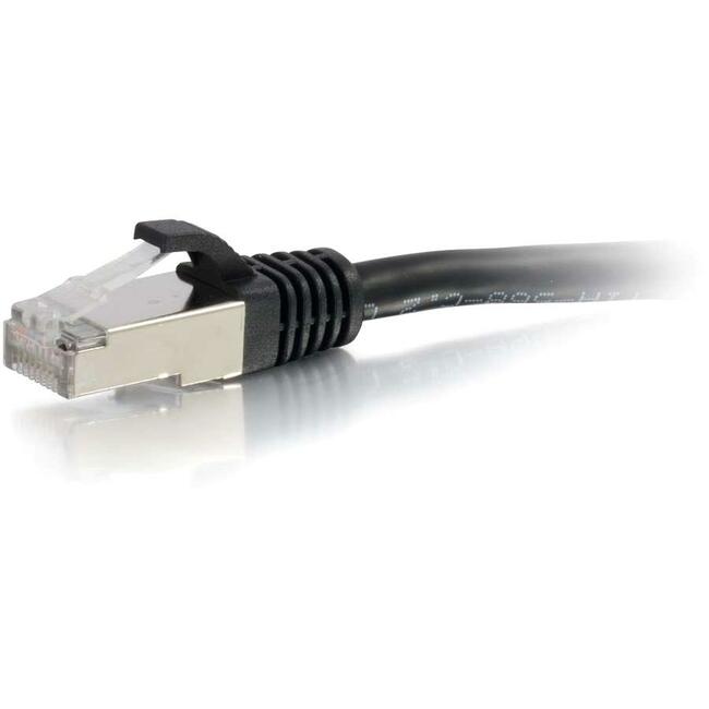 C2G-15ft Cat6a Snagless Shielded (STP) Network Patch Cable - Black - Computers & Electronics