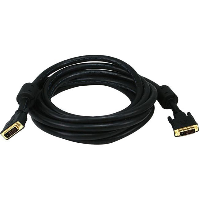 Monoprice 15ft 24AWG CL2 Dual Link DVI-D Cable - Black - Computers & Electronics