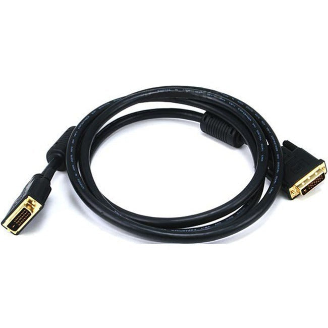 Monoprice 6ft 28AWG CL2 Dual Link DVI-D Cable - Black - Computers & Electronics
