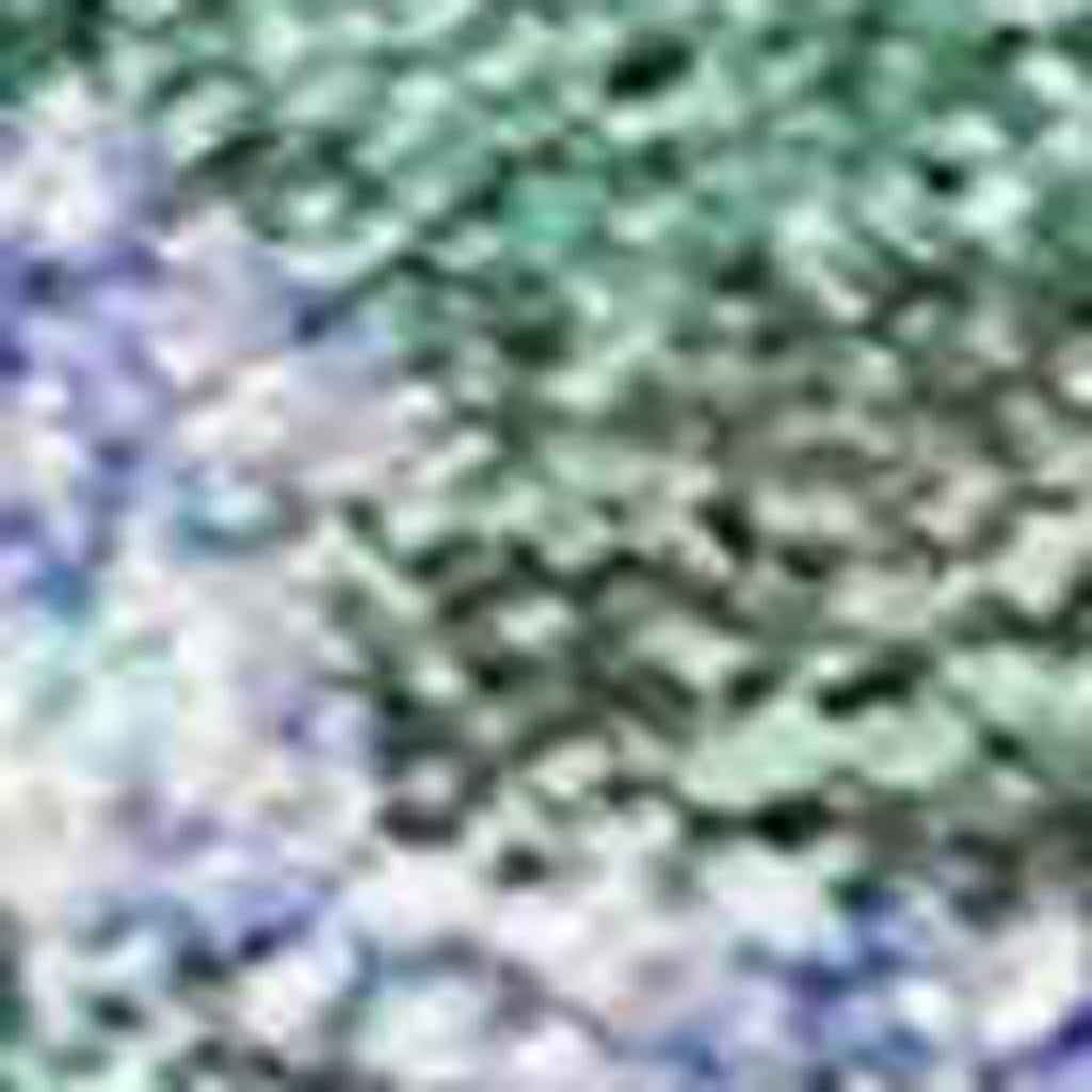 10' X 14' Teal Blue And Mint Green Abstract Washable Indoor Outdoor Area Rug