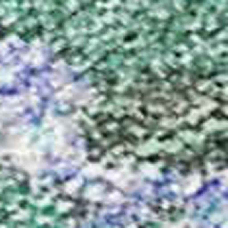 10' X 14' Teal Blue And Mint Green Abstract Washable Indoor Outdoor Area Rug