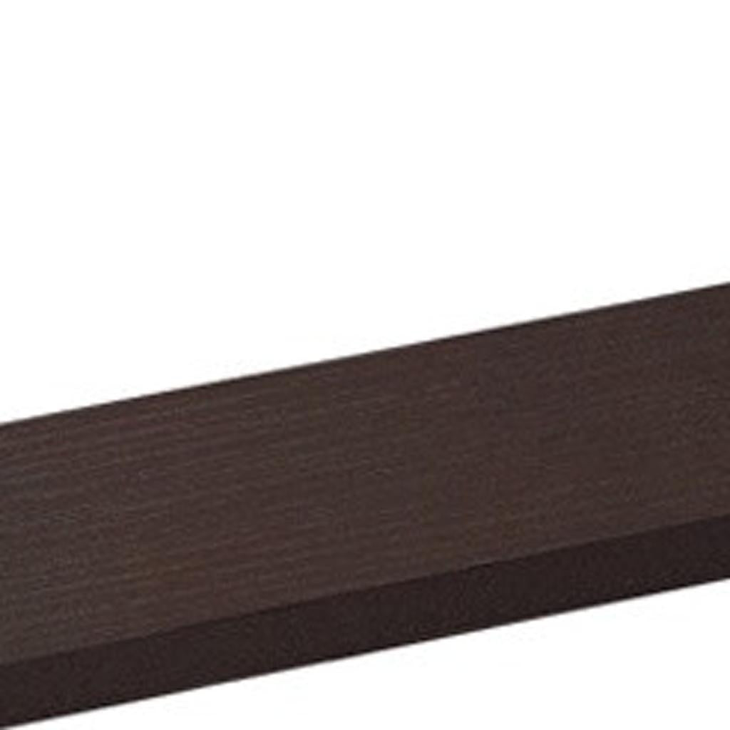 42" Dark Brown and Silver Corner Computer Desk - GreatEagleInc