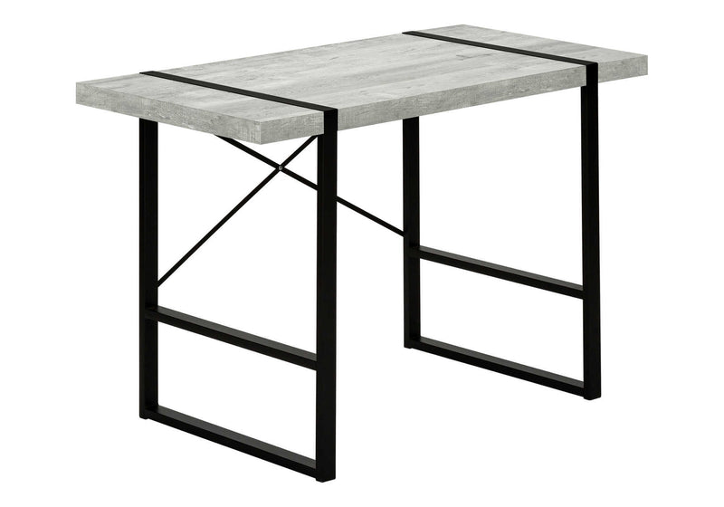 24" Gray and Black Computer Desk - GreatEagleInc