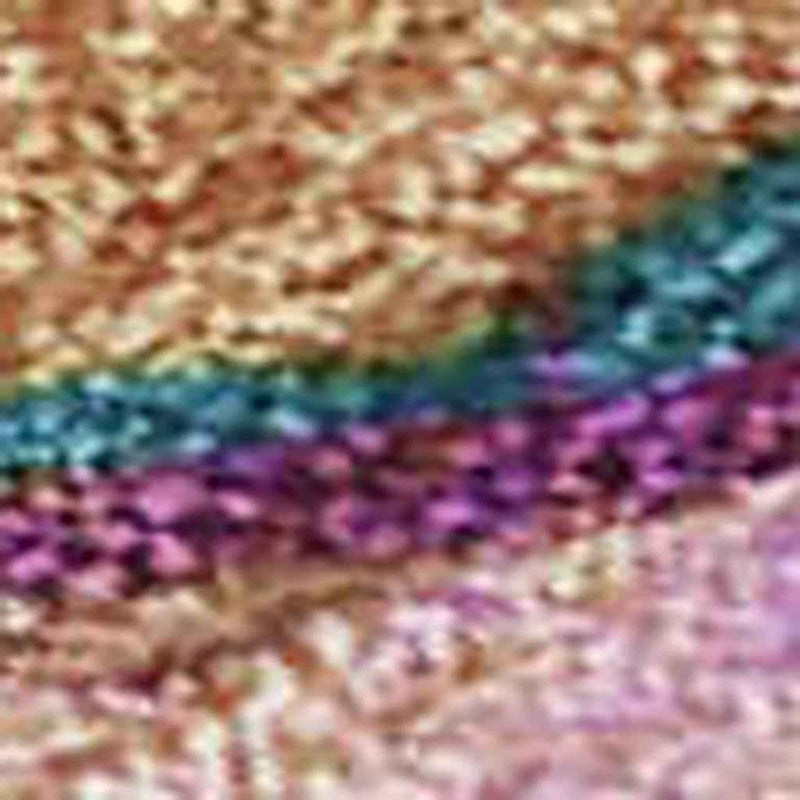 8' X 10' Sage Teal Blue And Blush Abstract Washable Indoor Outdoor Area Rug