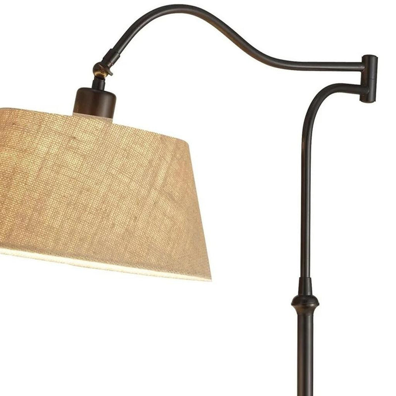 27" Black Desk Lamp With Empire Shade - Lighting