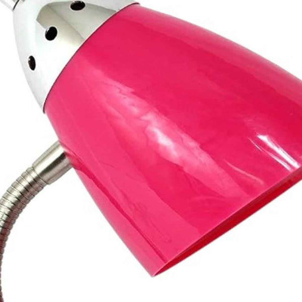 18" Pink Swing Arm Table Lamp