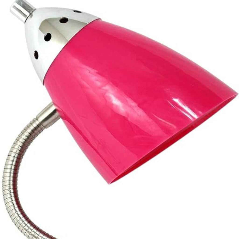 18" Pink Swing Arm Table Lamp