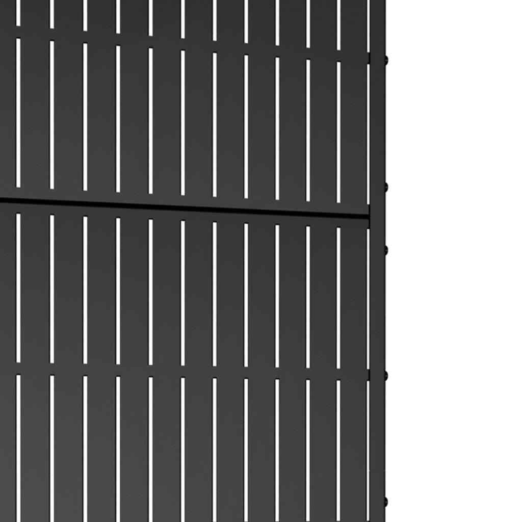 72" X 35" Black Metal Rectangular Planter Box - Sports & Outdoor