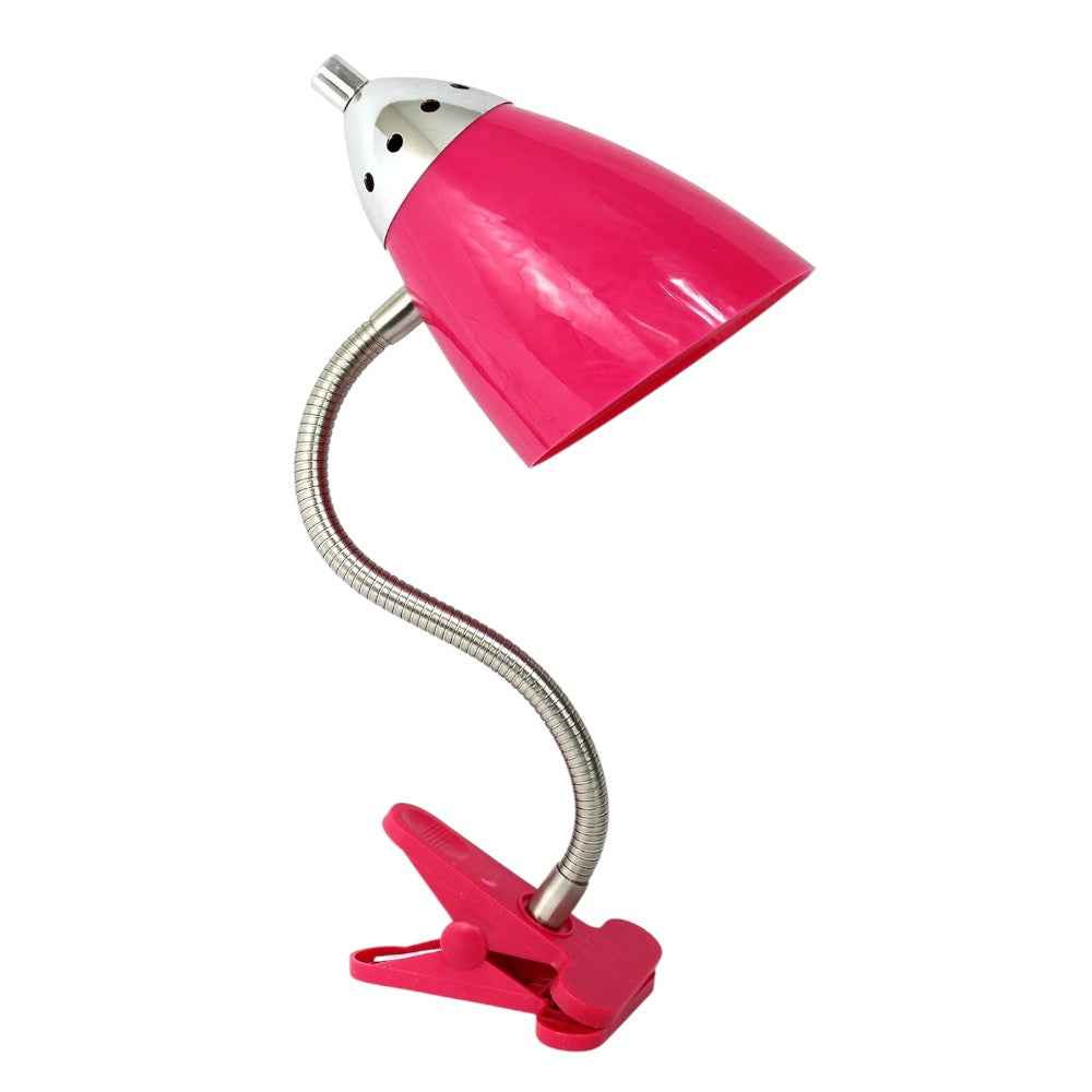 18" Pink Swing Arm Table Lamp LED