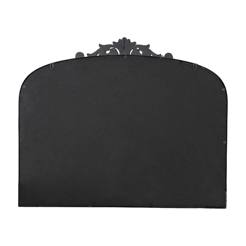 31" Black Arch Iron Framed Accent Mirror Homeroots Bed & Bath